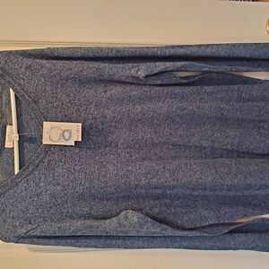 Cozy Blue Long Sleeve Top